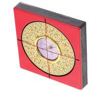 HOMSFOU Small Chinese Traditional Compass Retro Chinese Design Copper Material with Protective Cover Lightweight and Smooth Surface, for Desktop Decoration and Feng Shui Practice
