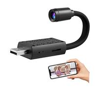 HOMSFOU Smart Home Camera Small Usb Security Camera for Indoor Home Monitor Motion Loop Recording Random Style