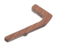 HOMSFOU Solid Wooden House Number Plaques Sturdy Black Walnut Magnetic Mailbox Numbers for Outdoor Door Decoration Easy Installation Rustic Modern Address Signs