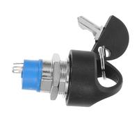 HOMSFOU Spare Ignition Key Set for Mobility Scooter Electric Wheelchair Replacement Abs Alloy Switch Lock Compatible with Pride Elderly Scooter Black