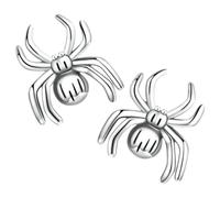 HOMSFOU Spider Earrings for Women, Lifelike Eight-Legged Studs, Suitable for Halloween Parties and Casual Outfits