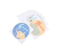 HOMSFOU Stickers for and Capture Milestones Scrapbooking Memories Milestone Monthly Paper Material to Record Infant Newborn Pictures