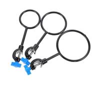 HOMSFOU Sturdy Iron Support Rings with High-Grade Material 3pcs Sturdy Metal Rings for Laboratory Stand Retort Set for Laboratory Equipment Suitable for Chemistry and Biology Experiments