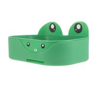 HOMSFOU Terrarium Rest Platform Decorative Reptile Platform Double Layer Plastic Green Frog Moulding Back Adhesion for Frogs and Lizards Habitat Décor