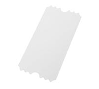 HOMSFOU Thermal Transfer Blank Acrylic Tickets for DIY Concert Events Raffles Wedding Auction Use Sublimation Printable Food and Drink Tokens