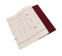 HOMSFOU Thickened Chinese Calligraphy Practice Book for Handwriting Improvement with Classic Poetry Threadbound Copybook Suitable for Students Calligraphy Enthusiasts and Office Use