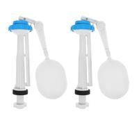 HOMSFOU Toilet Fill Valve Replacement Kit 2Pcs Universal Float Valve for Toilet Tank Repair and Flush Control Compatible with Old Style Toilets