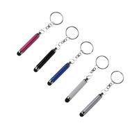 HOMSFOU Touch Screen Stylus Pens with Keychain - 5 Pieces Set, Portable Capacitive Stylus for Smartphones and Tablets, Non-Slip Grip for Everyday Use