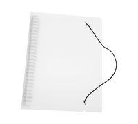 HOMSFOU Translucent Binder Cover Protector Shell for Refillable Notepad Eco Friendly Frosted PP Material with Wear Resistant Handbook Case for DIY Scrapbook and Journal Accessories