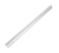 HOMSFOU Triangular Architectural Scale Ruler Silver Measuring Tool for Drafting High Precision with Clearly Printed Scale