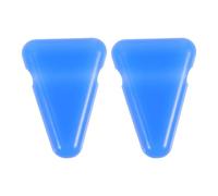 HOMSFOU Tuning Fork with Secure Hold and Easy to Clean Design 2pcs Silicone Stabilizing Mount Holder Blue Triangle Base Prevents Slipping and Damage for Outdoor Activities and Travel