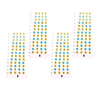 HOMSFOU Ukulele Fretboard Note Stickers for Ukulele Practice and Chord Recognition for Beginners Easy to Understand Practice Guide 4 Sheets Pvc Material Learning Fingerboard Decals