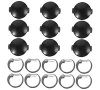HOMSFOU Uniform Badge Fixator Outfit Fixing Buckles with Clips Durable Badge Clips for Easy Attachment to Clothing for Conferences and Professional Events