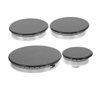 HOMSFOU Universal Gas Stove Burner Head Cap Aluminium and Iron Material, Gas Stove Accessory with Eye-catching Exterior, Suitable for Multi-use Cooking and Replacement Parts