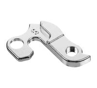 HOMSFOU Universal Hook Alloy Hanger Rear Frame Tail Derailleur Bike | Silver Finish, Aluminum Alloy Build, Replacement Part for Road Bicycle Frame Gear Linkage