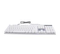 HOMSFOU USB Design Wired Computer round Keys Keyboard Plastic Glowing Material, Works with Computer and Sl ashion for Phone Outdoor and Travel Use