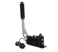 HOMSFOU USB Hydraulic Racing Handbrake with Long Arm Drift Brake for PC Sim Racing Games Compatible with Windows Systems, Rally Emergency Brake System for Motorsport Enthusiasts, Black