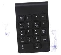 HOMSFOU USB Numeric Keypad Mini Keyboard with Comfortable Keys and Portable Plastic Design for Laptop and Notebook Use, for Travel and Outdoor Computing