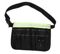 HOMSFOU Utility Belt Pouch Adjustable Reflective Waist Bag for Gardeners Carpenters and Construction Workers Tool Holder Multi-Pockets for Efficient Tool Organization