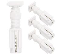 HOMSFOU Venetian Blind Installation Brackets No Drill Fixings 4Pcs Blinds Mounting Holder for Window Louver Shutters Easy Diy Replacement