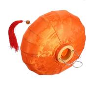 HOMSFOU Vietnamese Fabric Lantern Colorful Outdoor Hanging Light for Weddings Festivals Garden Parties Durable Decorative Shade for Oriental Decor for Various Themes