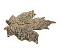 HOMSFOU Vintage Iron Maple Leaf Wall Sculpture for Bedroom and Outdoor