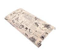 HOMSFOU Vintage Style Retro Newspaper Wallpaper Peel and Stick Decorative Wall Sticker for Living Bedroom Nursery DIY Wall Decoration