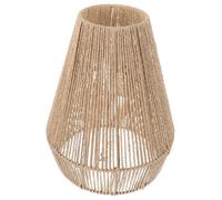 HOMSFOU Vintage Woven Lampshade Pendant Light Cover with Paper Rope Rustic Design for Floor Lamp Replacement Easy Install Rustic Style for Living Bedroom Dining