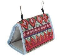 HOMSFOU Warm Hanging Bird Nest for Parrots and Hamsters, Cotton Hanging Hut with Unique Design, Bird Bed for Cage Use at Home or Decoration