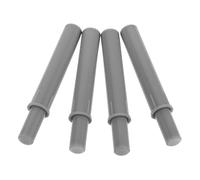 HOMSFOU wastebasket soft close soft lid mechanism 4pcs Plastic garbage can replacement parts for kitchen office families with pets