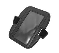 HOMSFOU Waterproof Id Card Holder Name Badge Id Card Holders Card Holder Arm Waterproof Card Holder Badge Horizontal Holder PVC Id Card Holder Armband Id Card Storage Holder Plastic Black