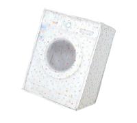 HOMSFOU Waterproof Washing Machine Cover Peva Material Decorative Patterns Zipper Closure Colourful Design 60x55x82cm Home Protector