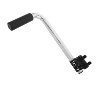 HOMSFOU Wheelchair Handle Push Handle Extension Stainless Steel Portable and Easy to Carry Silver for Manual Wheelchairs and Rollators for Travel and Indoor Use