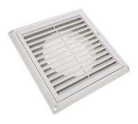 HOMSFOU White Plastic Air Vent Cover with Mesh Screen Uv-Resistant Heat Register for Ceiling Wall and Floor Ventilation Easy Install Return Air Grille for Home and Office Use