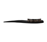 HOMSFOU Wood Handle Boar Bristle Brush with Three-row Tail Comb Smoothing Hair Brush for Thick and Long Hair Styling Comb for Slicking Back
