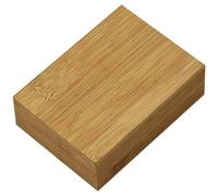 HOMSFOU Wooden Poker Chip Case with Multi-purpose Storage and Dust Resistant Features, Khaki Colour, Sturdy Wood Material, for Organising and Storing Poker Chips and Playing Cards