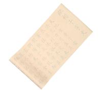 HOMSFOU Xuan Paper Chinese Calligraphy Practice Book for Beginners Regular Script Copybook Scroll with Smooth Ink Absorption Portable Rice Paper Sheets for Tracing and Writing at Home