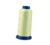 HOMSFOU Yards Luminous Glow Thread Spool for Embroidery Sewing Soft Smooth Dark Yellow Color for Crafts Clothes Knitted Hats and More