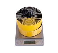 HOMSFOU Yellow Bike Handlebar Tape Anti Skid Carbon Fibre 2 Rolls | Simple Practical Strap Pair, Easy to Use on Road Bike Bars, Women Cyclists
