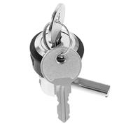 HOMSFOU Zinc Alloy Wine Refrigerator Cabinet Lock Key, Heavy Duty Freezer Lock for Glass Doors, Suitable for Wine Fridge and Display Cabinet Security