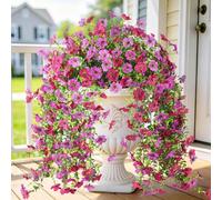 Homsunny Artificial Hanging Flowers for Spring Outdoor Planter