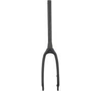 HOMSXPAC Carbon Fibre Rigid Bicycle Front Fork 20 Inch 406 Flat Disc Brake C Cone Tube Quick Release 3K for Motocross Folding Bike A