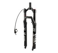 HOMSXPAC MTB Air Suspension Fork 27.5/29 Inch Bicycle Front Forks Mountain Bike Remote Lockout 1 1/8 Straight Tube Travel 100mm Disc Brake QR 9mm For XC AM