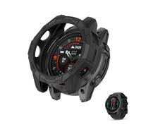 HOMTERN [1-Pack] Cases Designed for Garmin Fenix E 47mm,EPIX pro 47MM,Fenix 7/7 PRO/E 47mm, Soft TPU Lightweight Shell Drop-proof Scratch-Proof Flexible Screen Full Covered Protective Case,1 Black