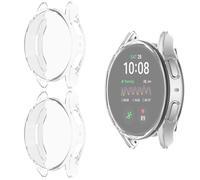 HOMTERN 3-Pack Cases for Samsung Galaxy Watch 7 40mm/44mm,Flexible Crystal Clear TPU Full Cover Shell Shockproof Scratch-Proof Screen Protector Case Smartwatch Accessories (Watch 7 44MM)