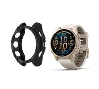 HOMTERN Case for Garmin Fenix 8 43MM AMOLED,Flexible Silicone Armor Cover Shell Shockproof Scratch-Proof Drop-Proof Protector Case