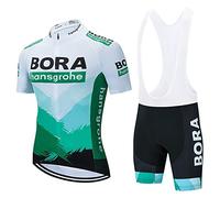 HOMTOL Men's cycling clothing set Short Sleeve men's jersey Cycling shorts Cycling jerseys for men Quick-drying Breathable with 3D seat padding