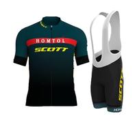 HOMTOL Men's cycling suits short sleeve cycling jersey set Breathable cycling jersey cycling clothing set Quick-drying cycling shirt + cycling shorts/bib shorts with seat pad for cycling