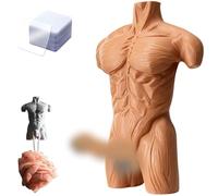 Homtrator Hung Hook Fun Muscular Man Wall Hook, Wall-Mounted 3D Printing Muscle Man Hanger for Towels Coats Bags, Unique Funny Bathroom Decor for Home Door Gym, Humorous Decorative Gift for Men Women
