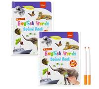 Homtrator My First English Sound Toy - 470+Words, Sight Word Games, 21 Themes Educational Toys, Fun Word Game Kindergarten, Juguete Educativo For Educational Language, School Education